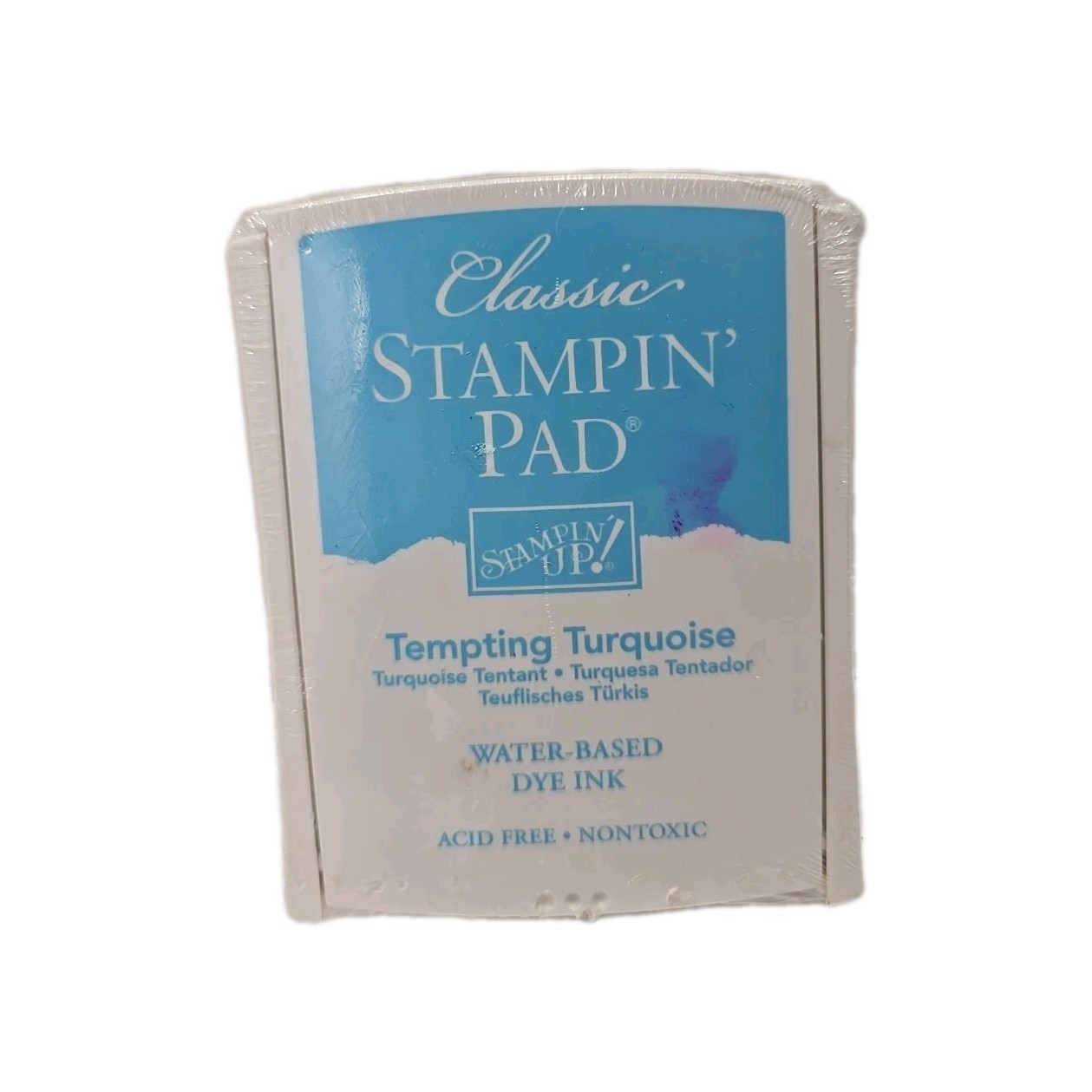 New. Sealed. Stampin' Up Tempting Turquoise Stamp Pad RETIRED