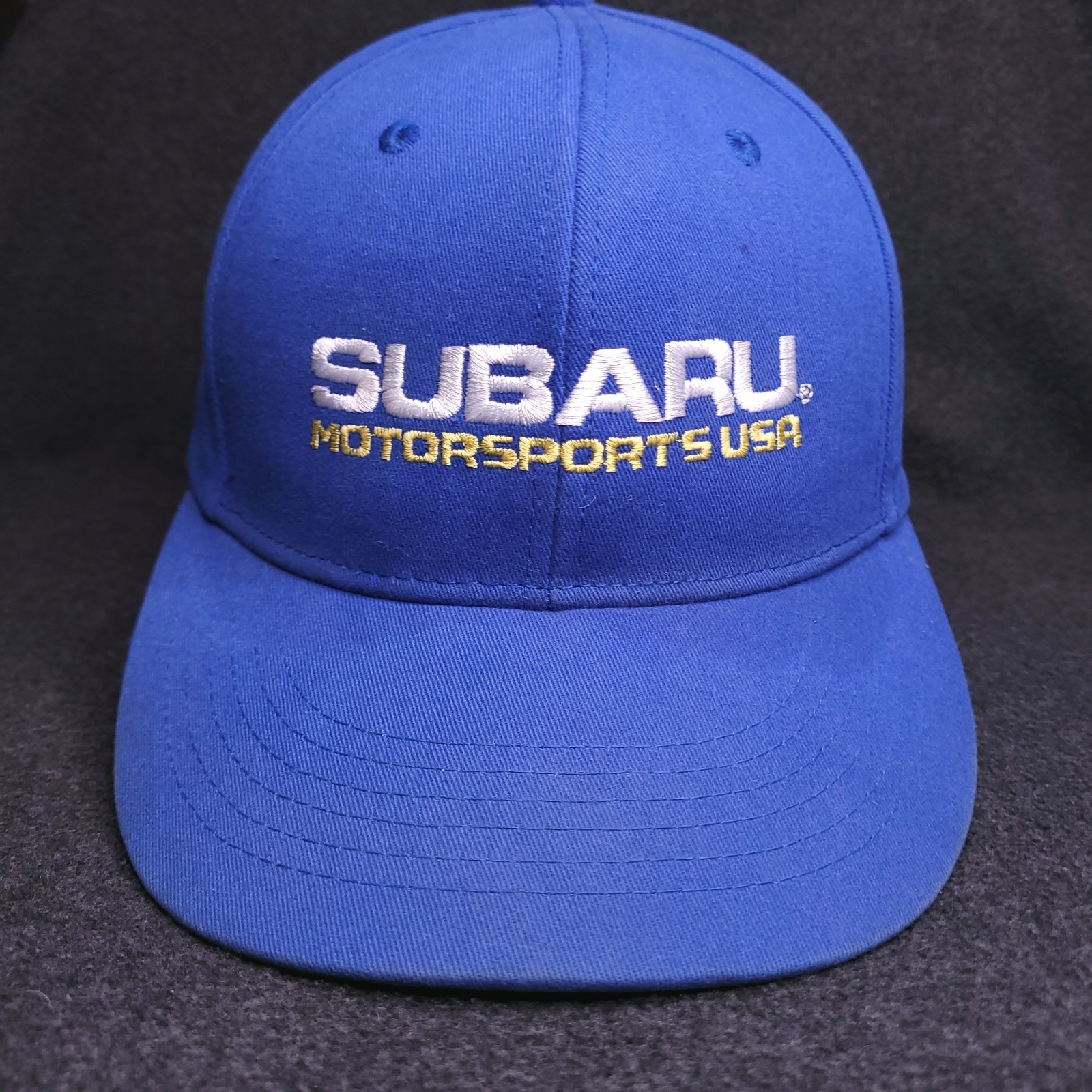 Subaru Motorsports USA Hat Logo Blue Cap WRX Racing STi Snapback