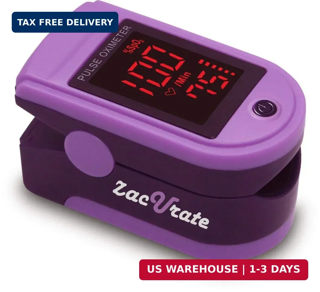 Zacurate Pro Series 500DL Fingertip Pulse Oximeter Blood Oxygen Saturation Monit