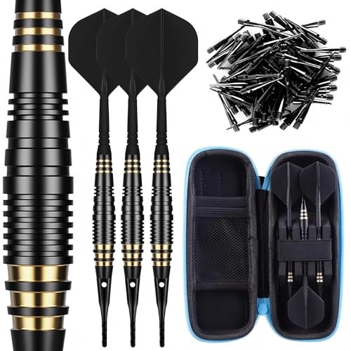 Professional Soft Tip Darts Set 18 Grams with 30 Extra Dart Tips and Gift