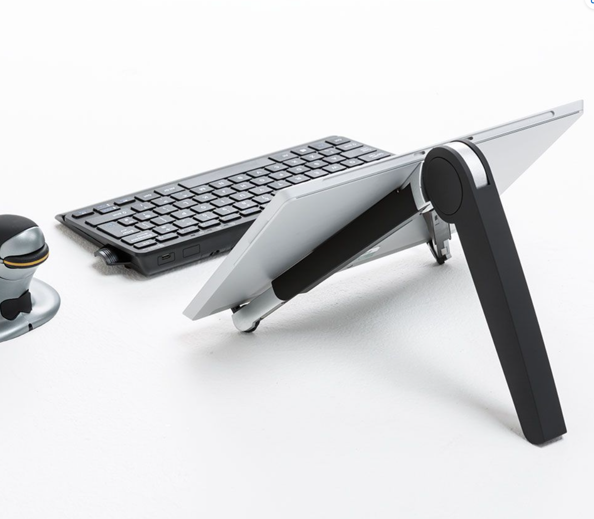 Adjustable Cricket Workstation Laptop and Tablet Desk Top Stand Holder