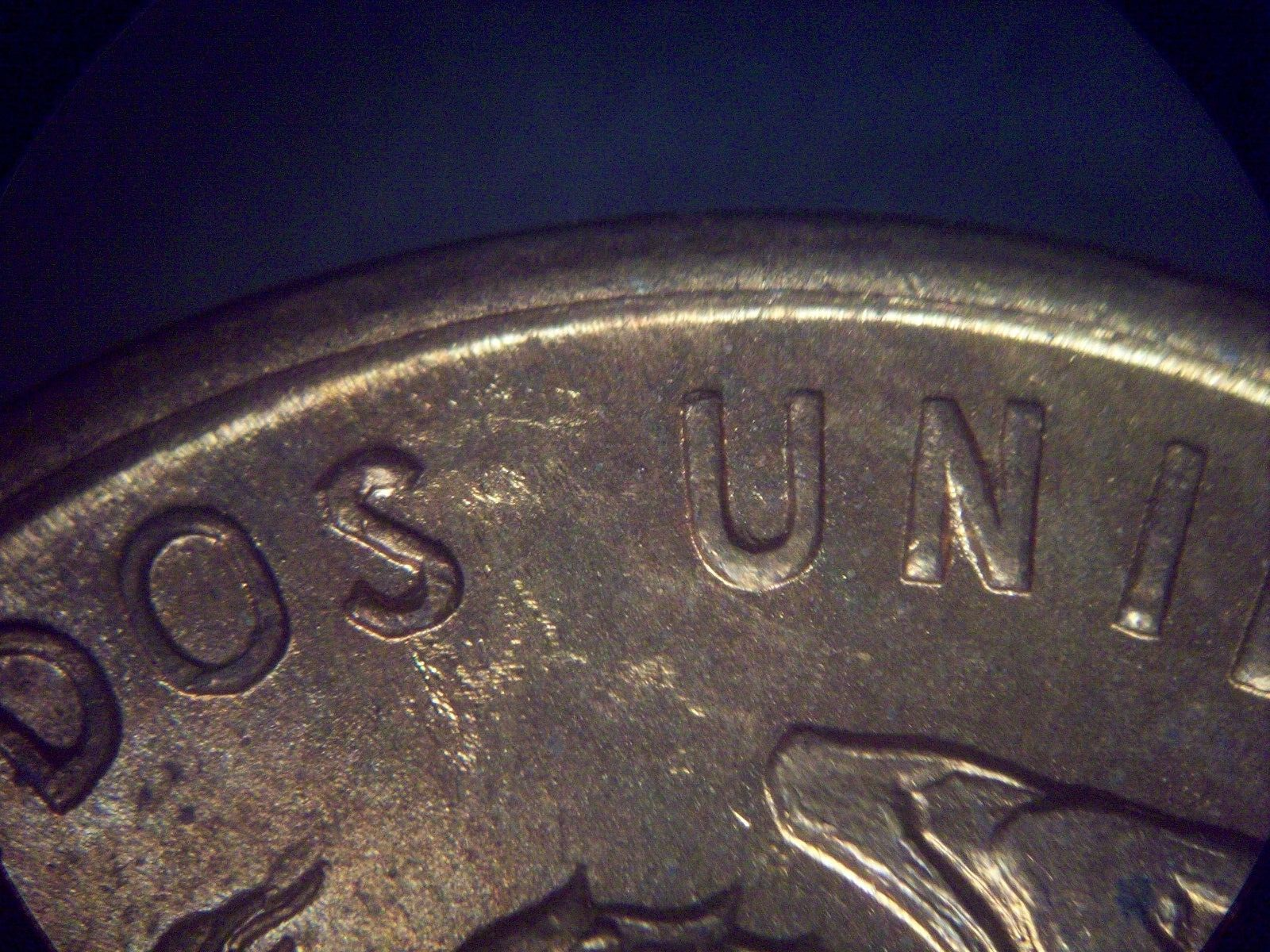 1960 one cent Strong Mexican doubled die REV coin