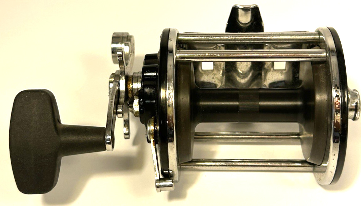Vintage Penn No. 155 Fishing Reel Made in USA,  Aluminum Spool
