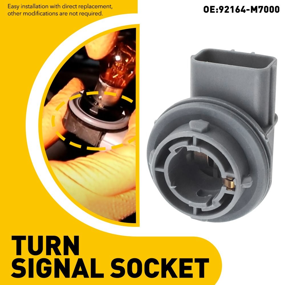 New 1pcs Turn Signal Light Socket for 2019 Kia 2020-2021 Forte Plastic Metal USA