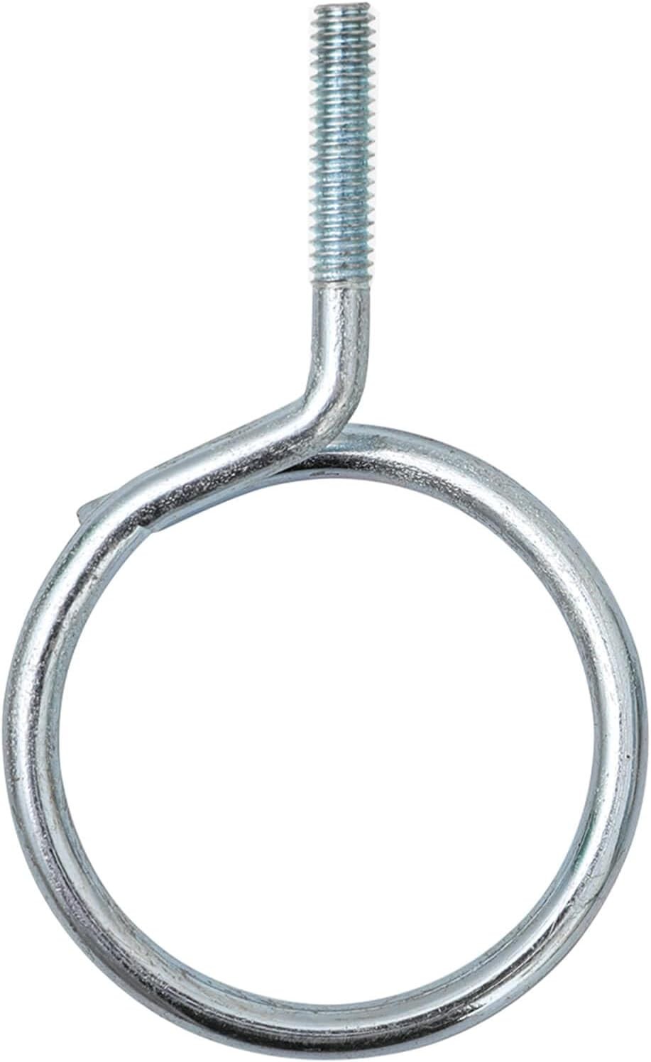 Heavy-Duty 2" Cable Bridle Rings, 1/4"-20 Thread, 100 Pack for Wire Support