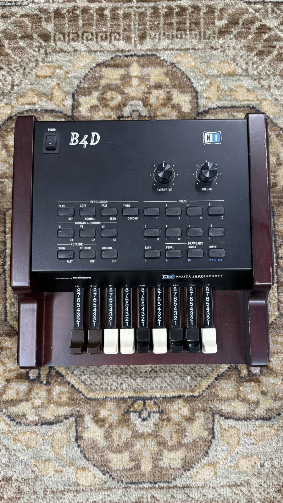 Used Native Insturments B4D Midi Keyboard Controller w/ Manual and Power supply