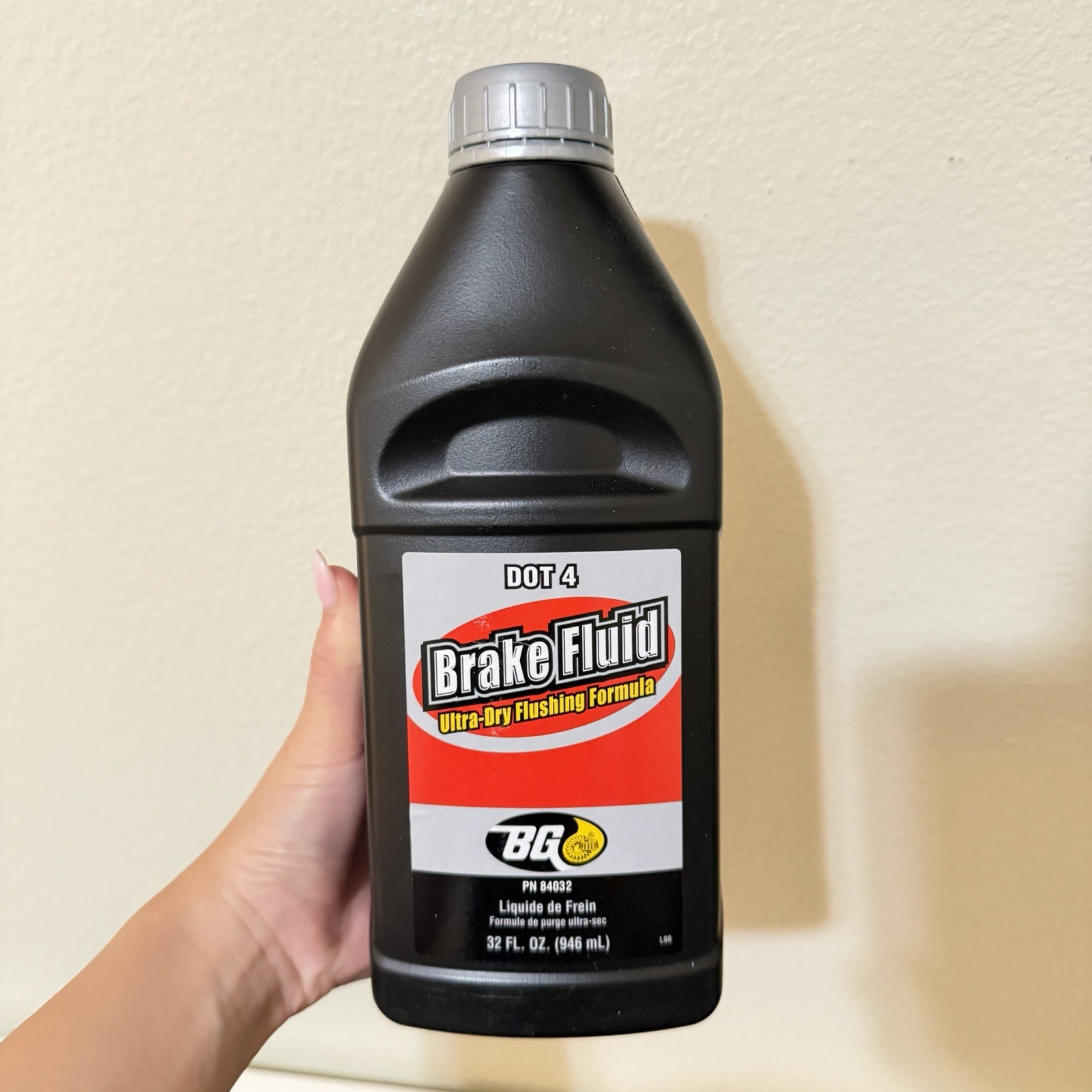 Pack of 3 | BG DOT 4 Brake Fluid 32 FL. OZ. | FREE SHIPPING