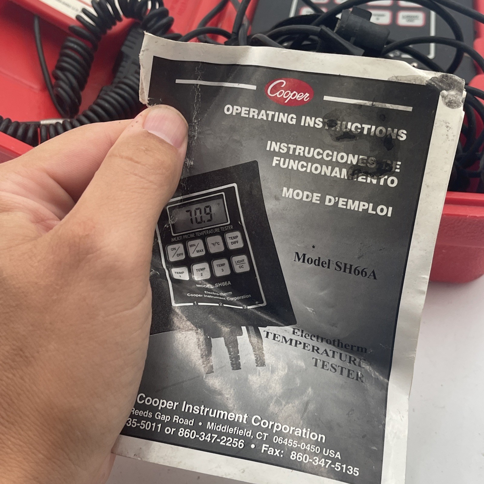 Cooper SH66A Digital Temperaturę Instrument Tested