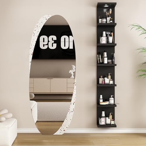 Versatile Wall Shelf Unit,Lack Wall Shelf,Display Floating Shelf 7 Tier Black