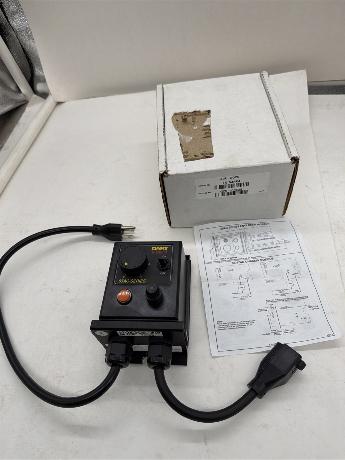 PRE OWNED  DART CONTROLS 55AC15E / 55AC15E