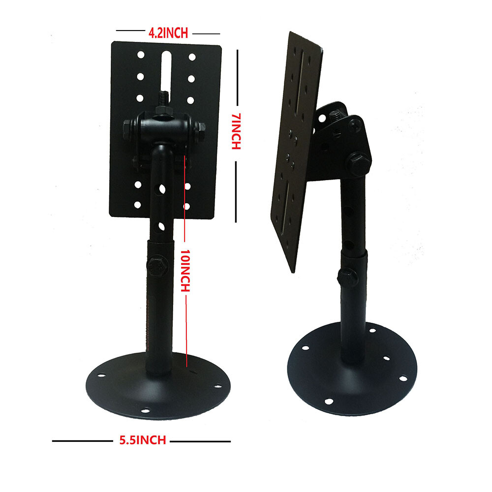 2Pcs Universal Universal Ceiling Mount Brackets Safe Distance Speaker Adjustment