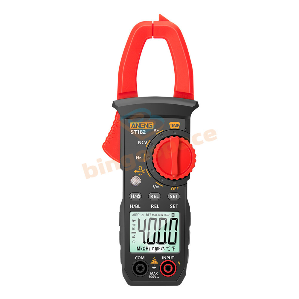 ANENG Digital Clamp Meter AC DC Current Multimeter Ammeter Voltage Tester ST183