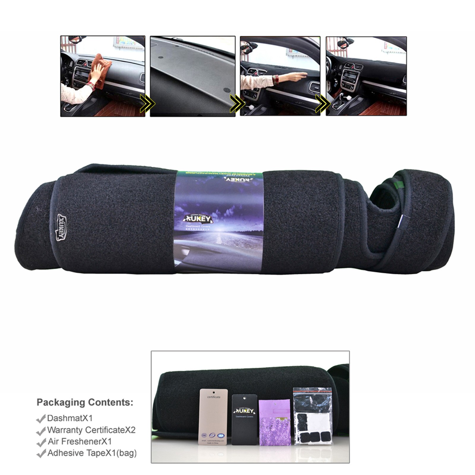 Dashboard Cover Fit Mat Dash For Toyota Tacoma 2024 2025 N400 Anti Sun Dashmat