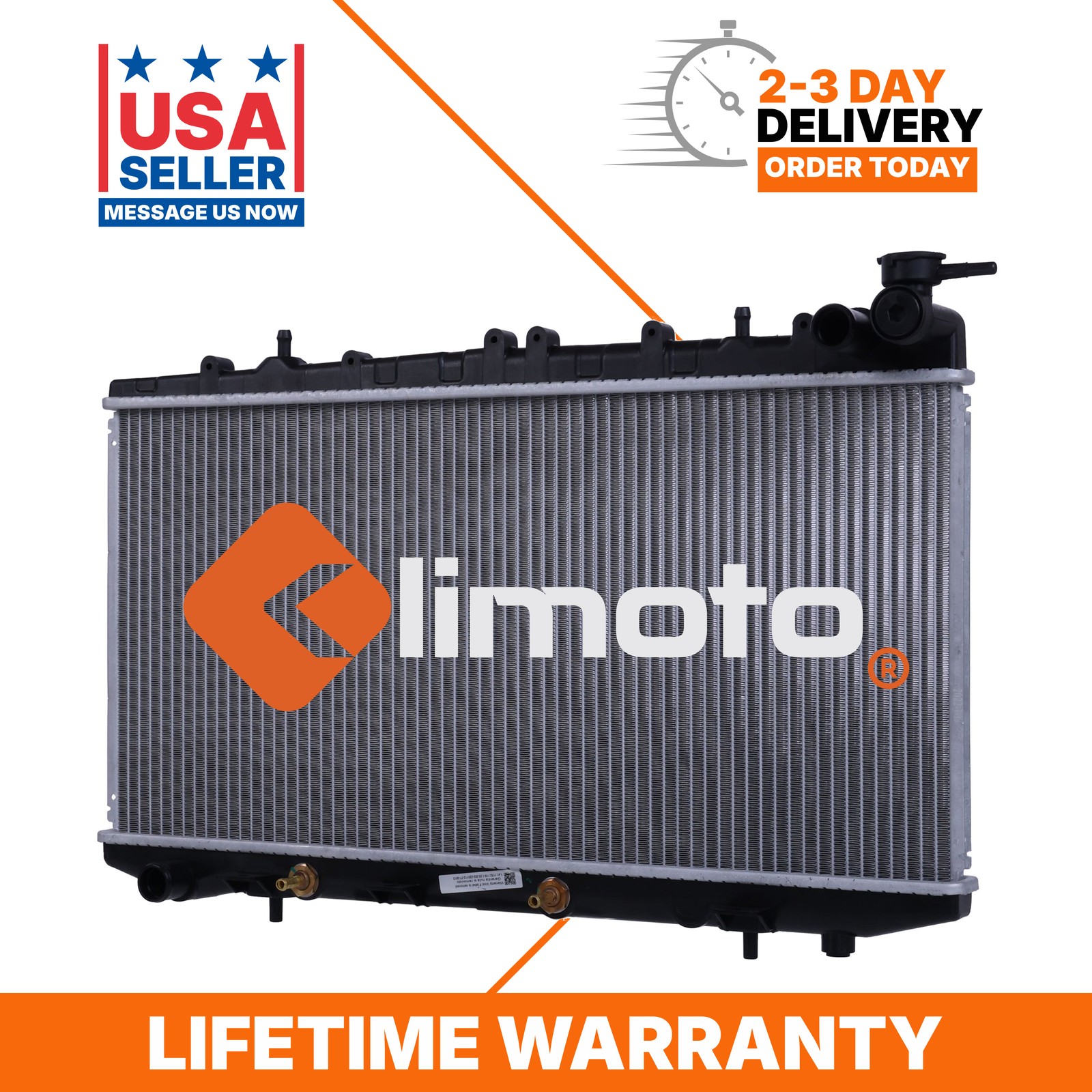 Klimoto Radiator for Nissan 200SX 1995-1996 NX Sentra 1991-1999 1.6L 2.0L L4