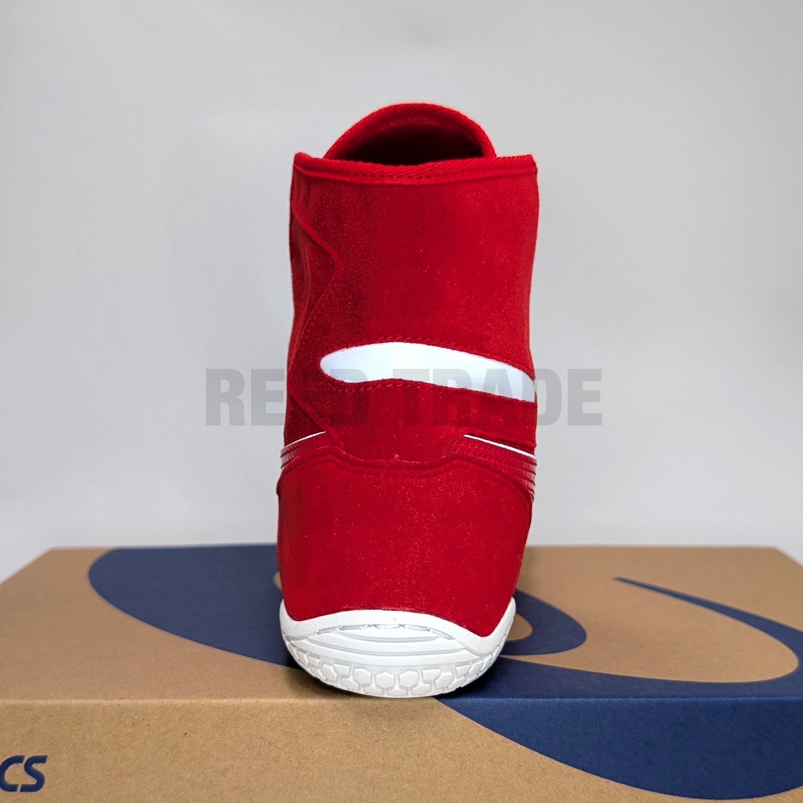 ASICS Wrestling Shoes 1083A001 Red/Red(White) lace:White EX-EO(TWR900 Successor)