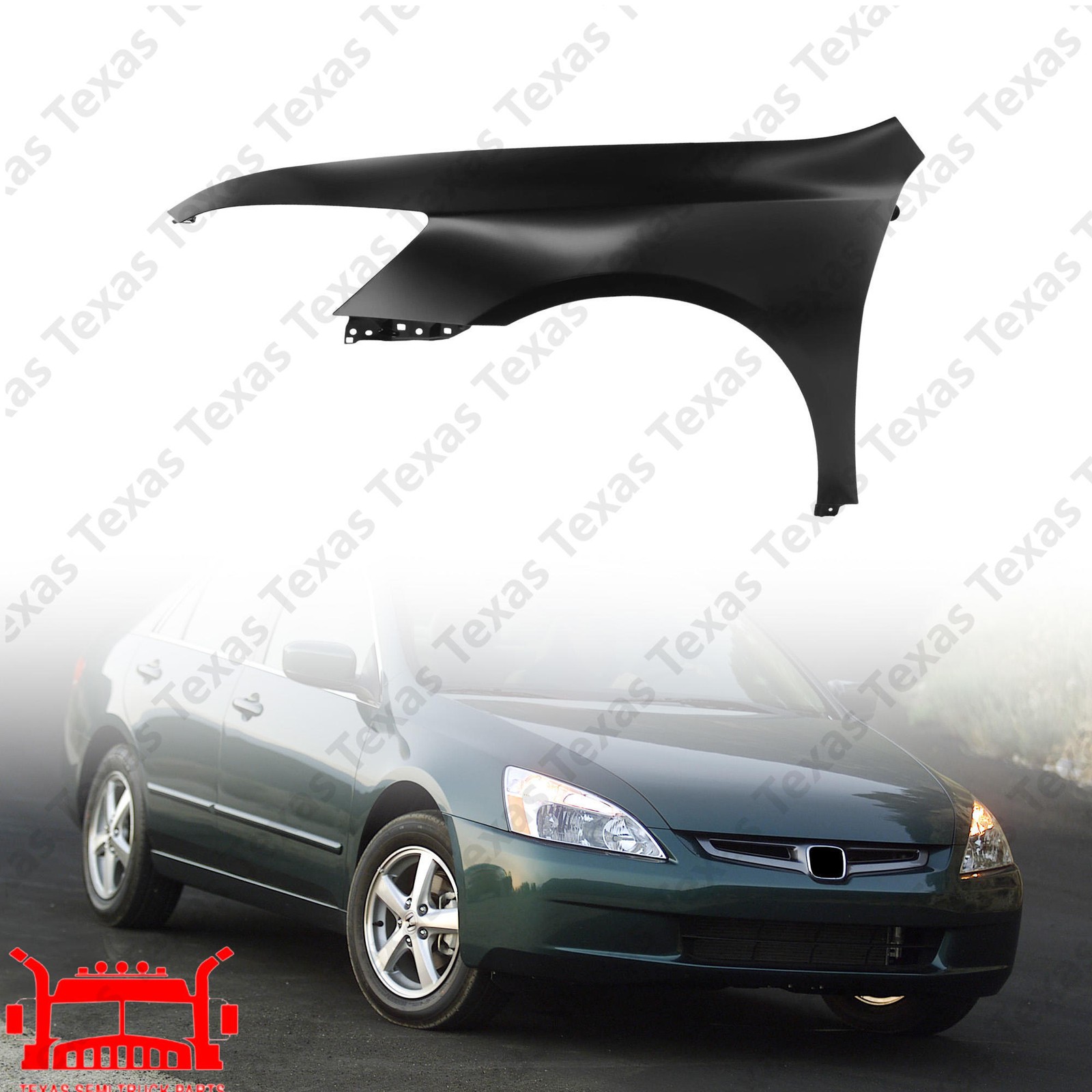 Fender For 2003-2007 Honda Accord Driver Side 4-Door Sedan USA Front HO1240157