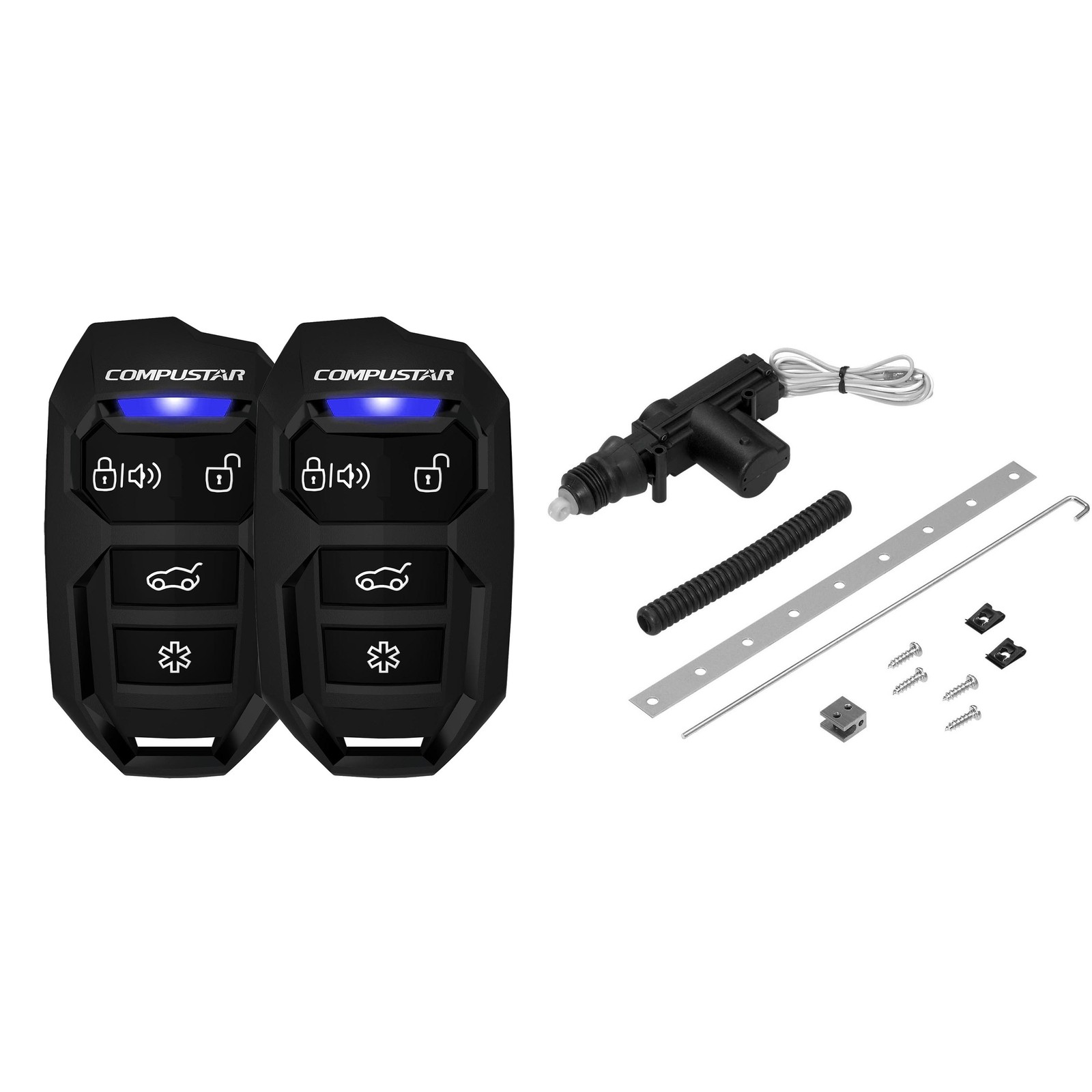 Compustar CS687-K 1-Way 200' Keyless Alarm without Siren and Code Alarm DA1 S...