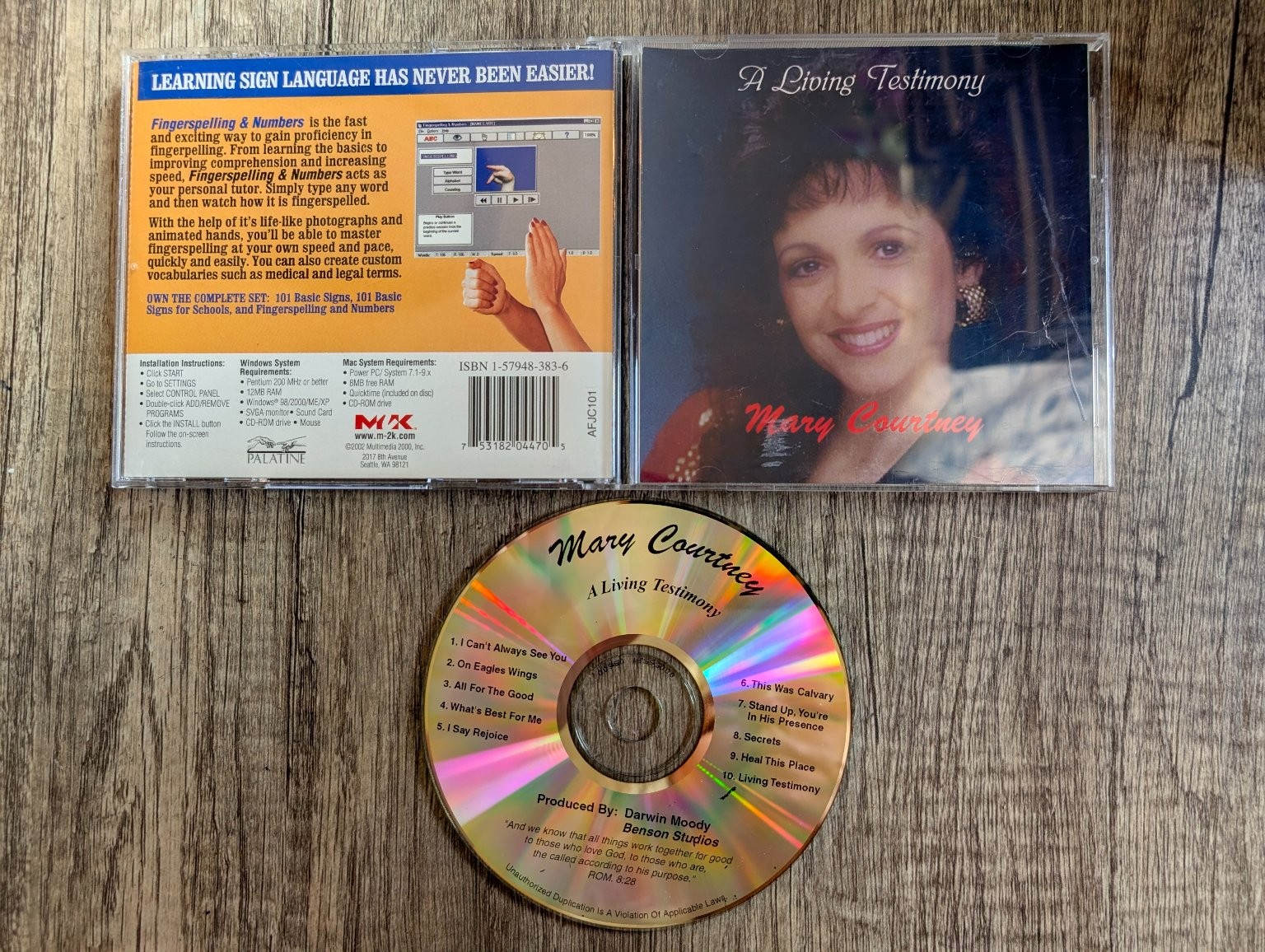 Mary Courtney – A Living Testimony CD Christian Gospel Music AFJC101