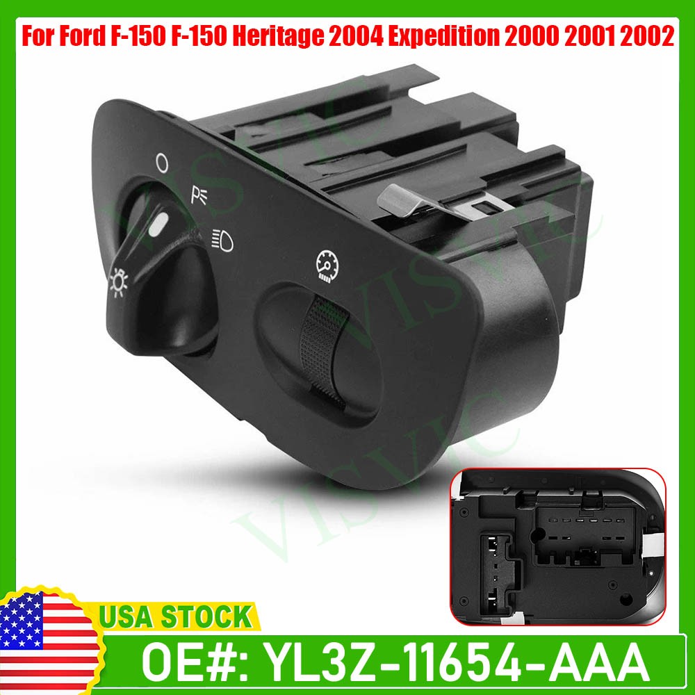 For Ford Expedition F-150 00-04 HEADLIGHT dash control SWITCH dimmer head light