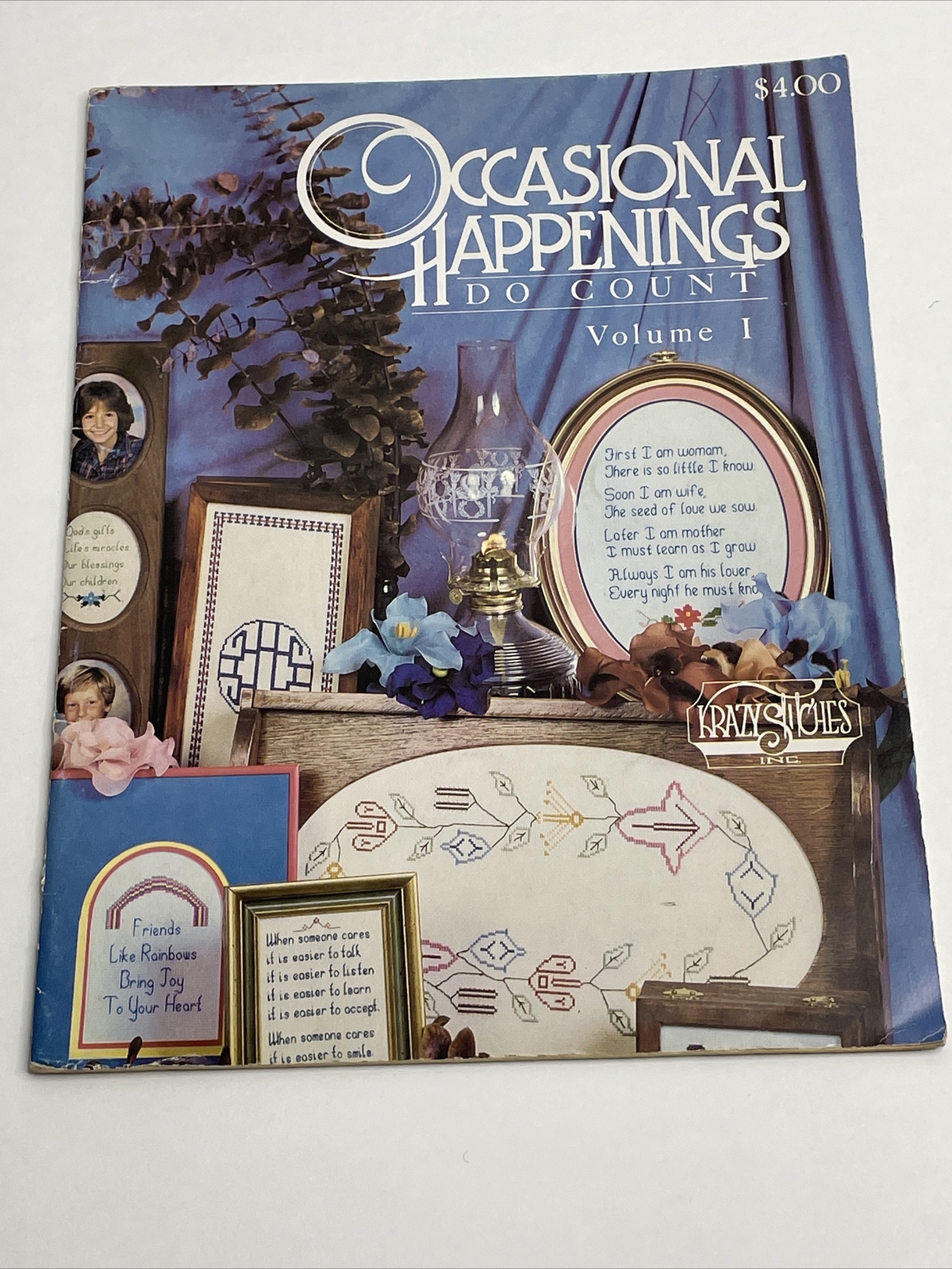 Krazy Stitches Occasional Happenings Do Count Volume I Cross Stitch Pattern