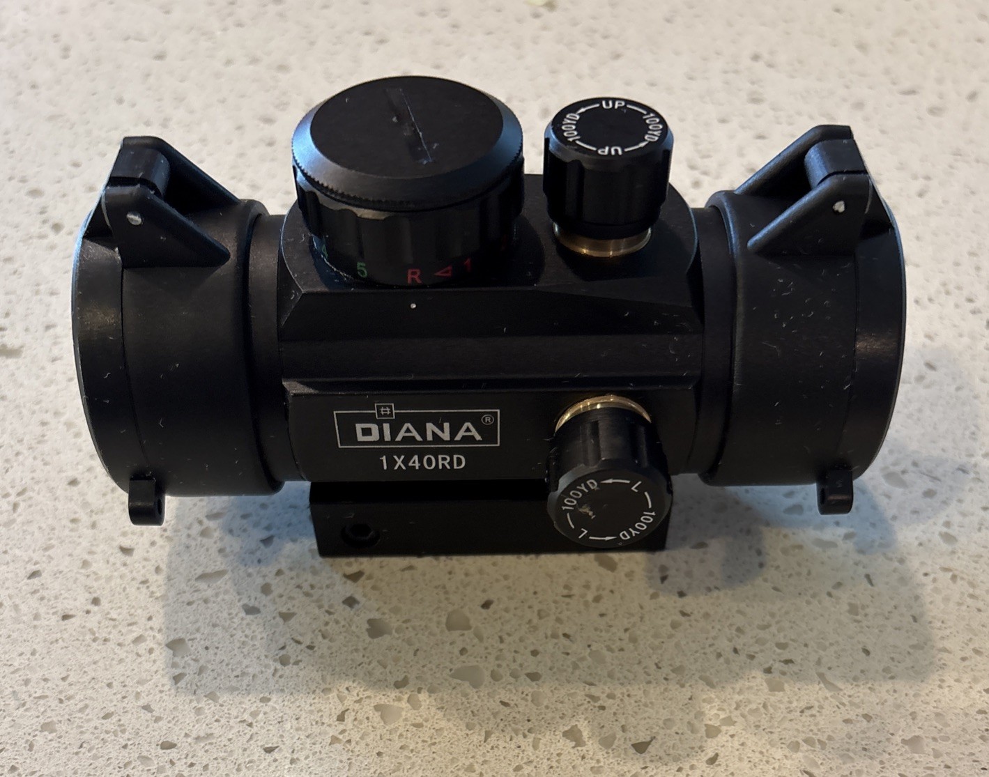 Diana 1x40RD Red and Green Dot Sight Weaver Style Rail Mount
