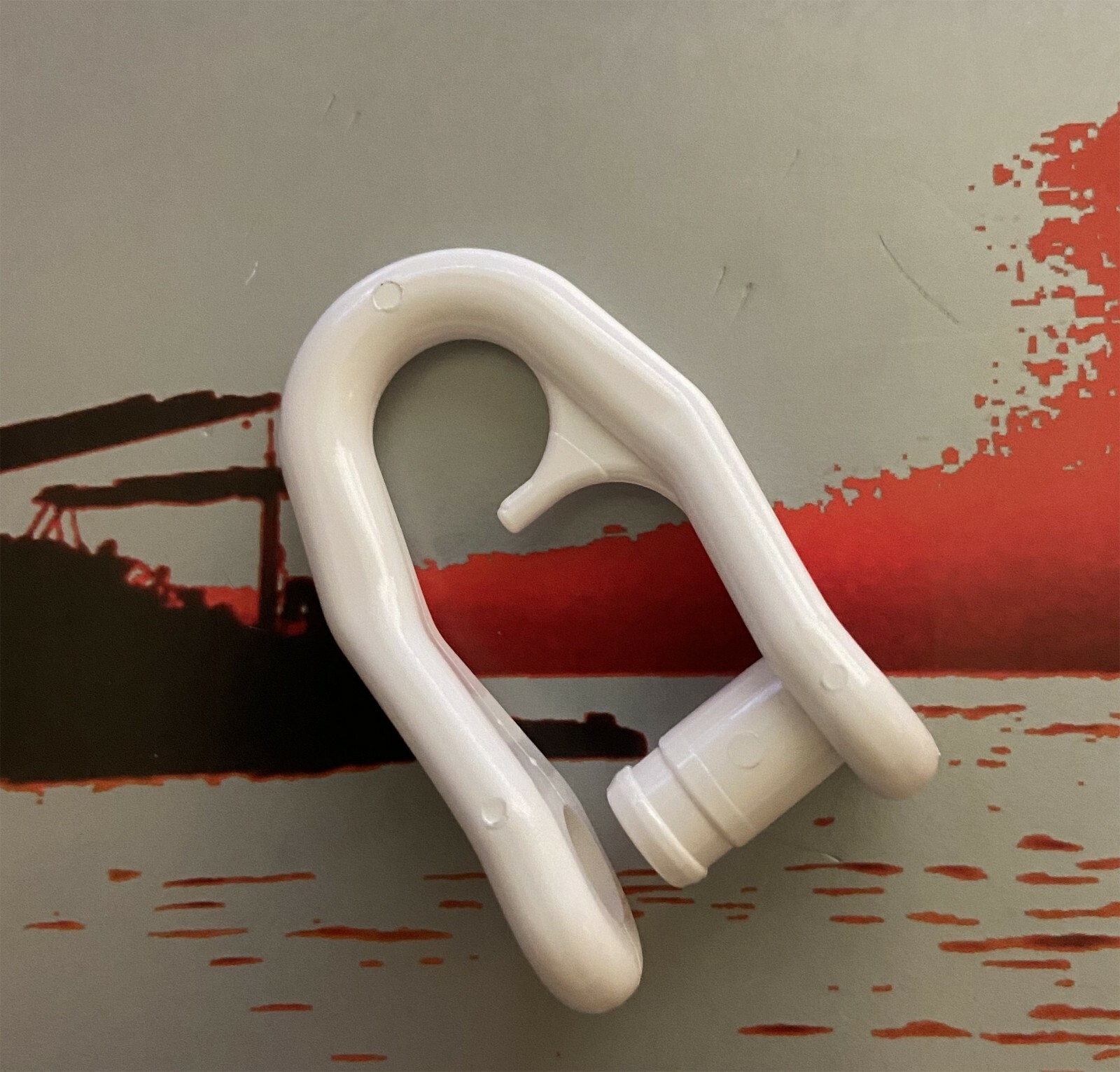 NAUTOS HPN 064 -Snap Together Shackle With Lug – 48mm, 47mm long - Set of 10
