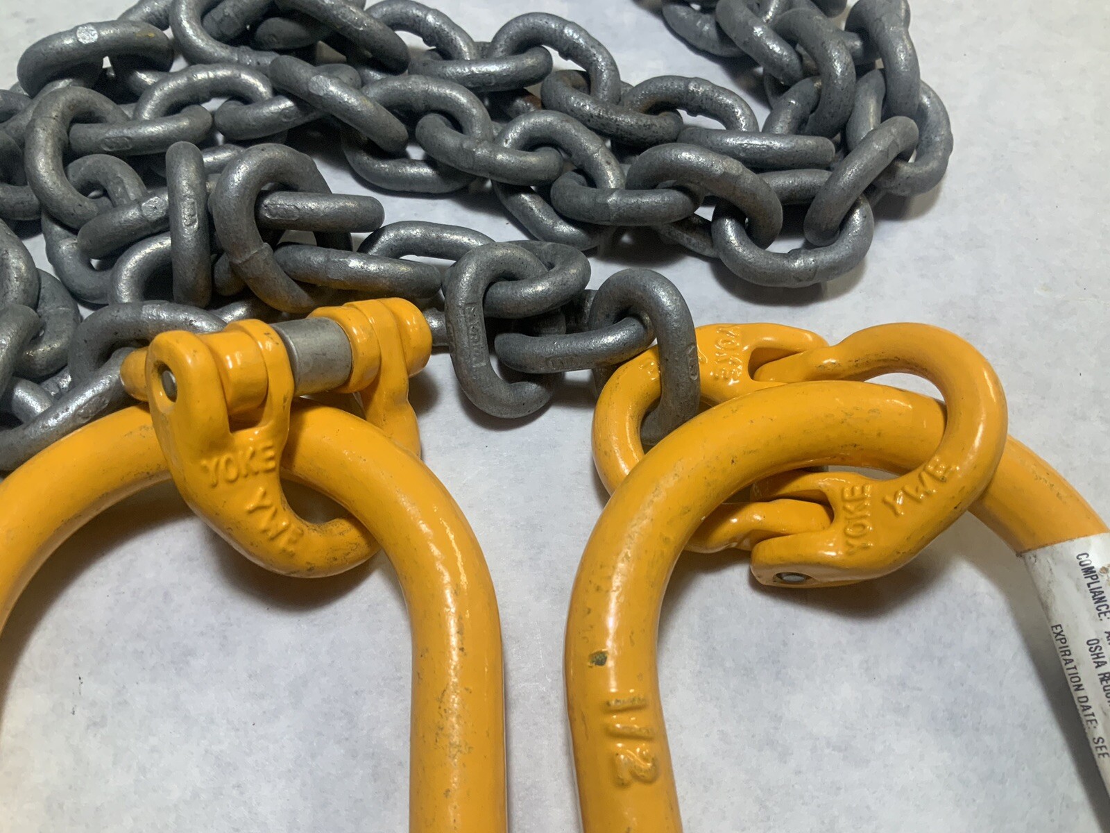 Honeywell Miller 440/6Ft Cross Arm Chain,Temporary,410 Lb.