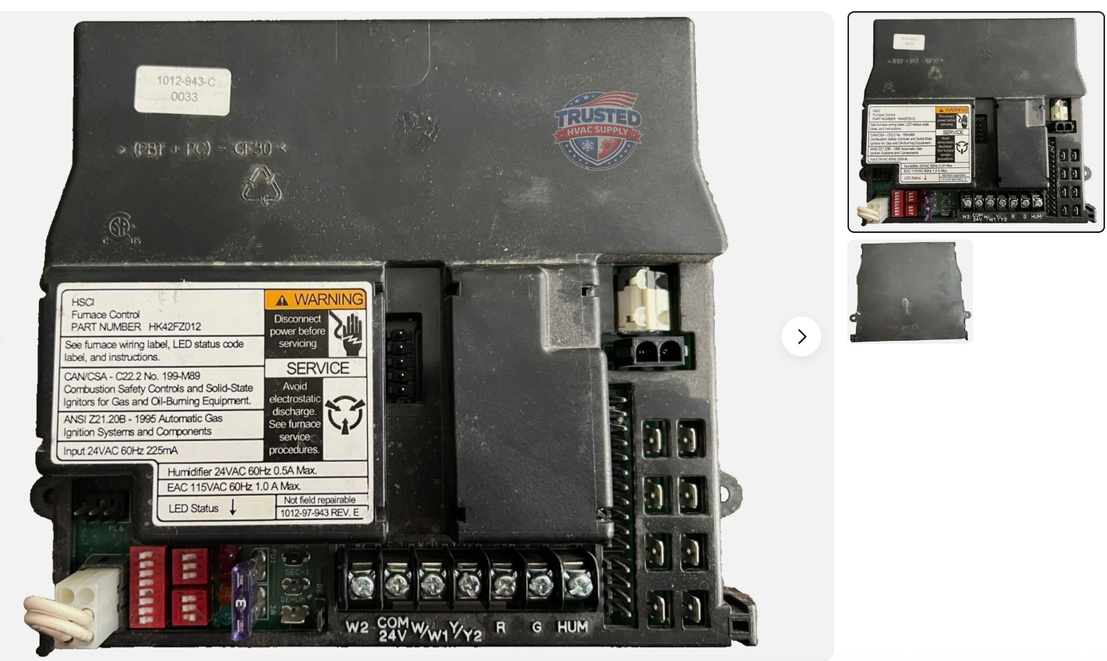 HK42FZ012 OEM PART GUARANTEED WORKING 1012-97-943 TESTED Control Board 1012-943A