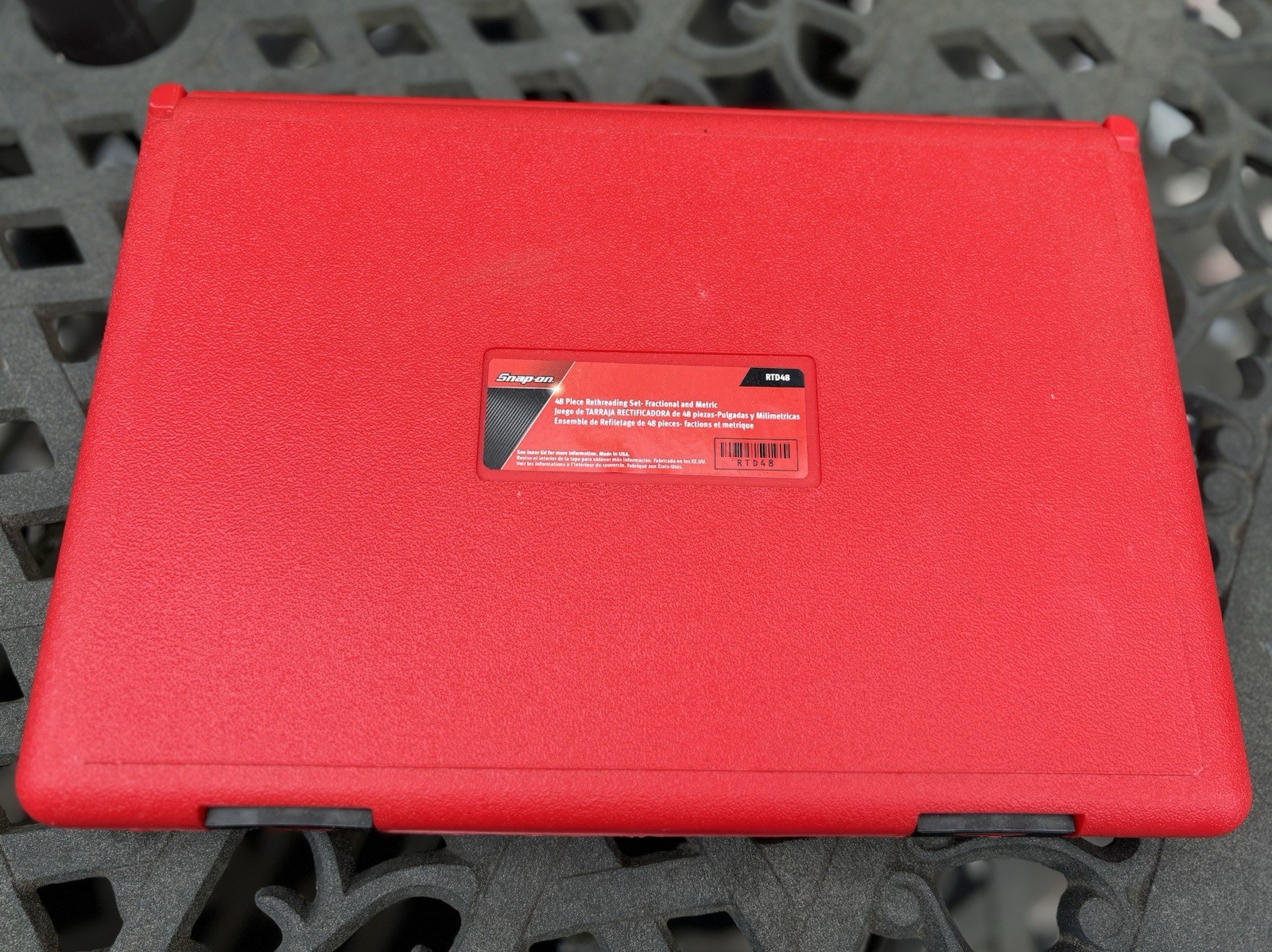 Snap-on Master Rethreading Tap and Die Set 48pcs (RTD48)