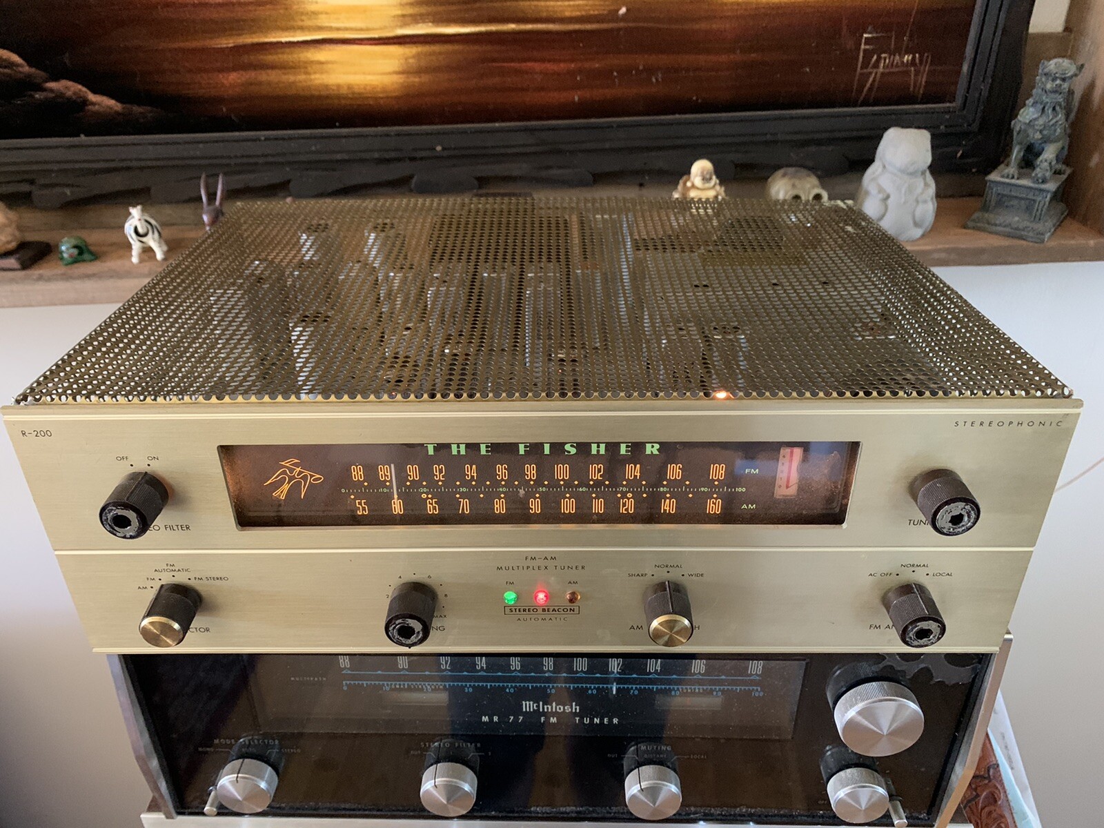 Fisher r200 tube Tuner FM AM Multiplex Stereo 1962