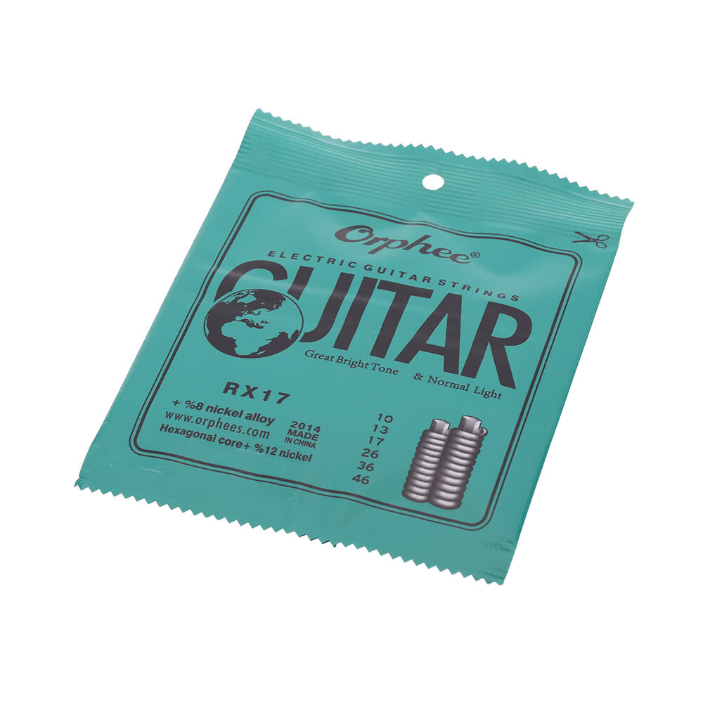 10X Orphee RX17 Guitar Strings Electric Guitar Strings 6 String Set Thin 10-46