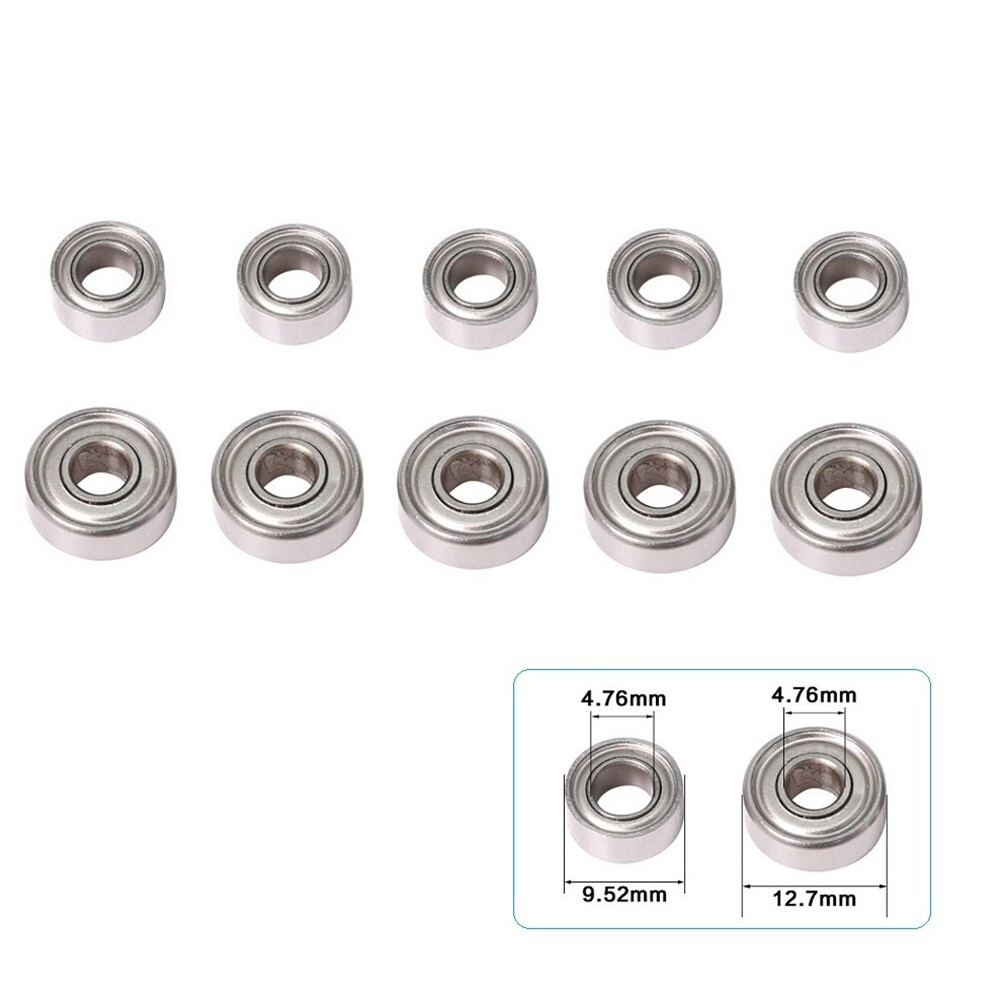 10pcs Router Bits Top Mounted Ball Bearings Guide For Router Bit Bearing Repair