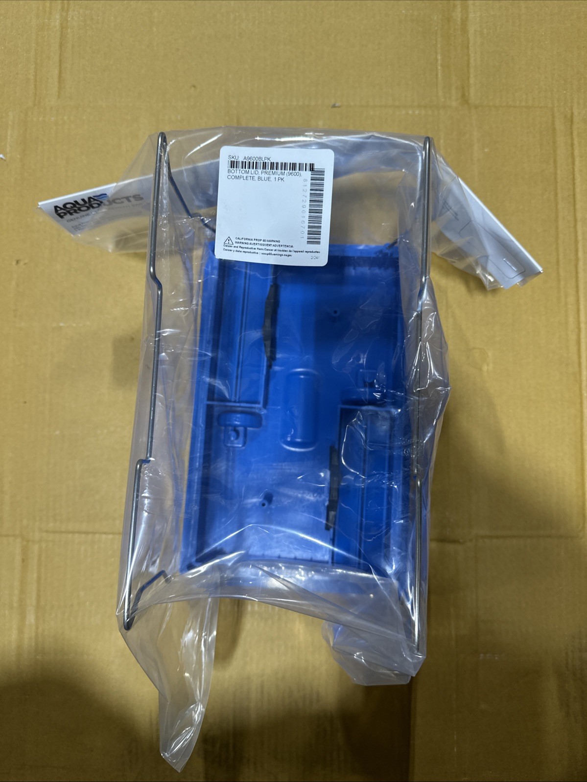 AQUABOT POOL CLEANER BOTTOM LID ASSEMBLY # A9600BL NEW