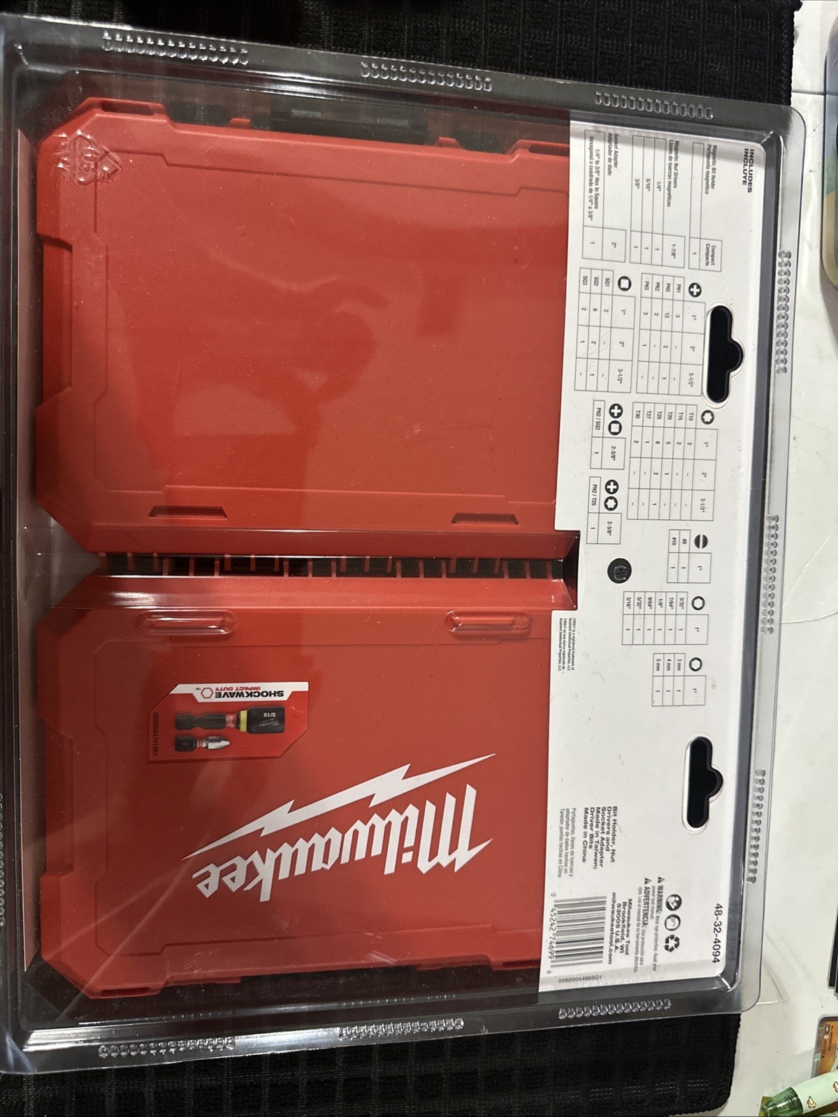 Milwaukee Tool Bundle 12volt Impact With New Battery And 80pc Impact Bit Set