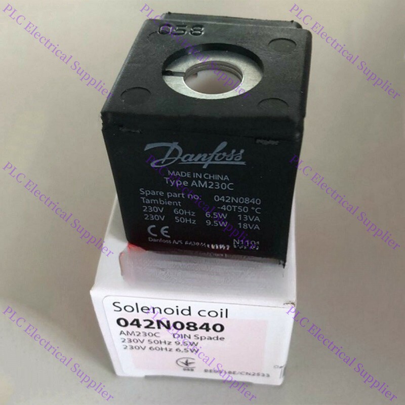 One Brand New 042N0840 Danfoss Solenoid Valve Coil Fast Shipping 042N0840