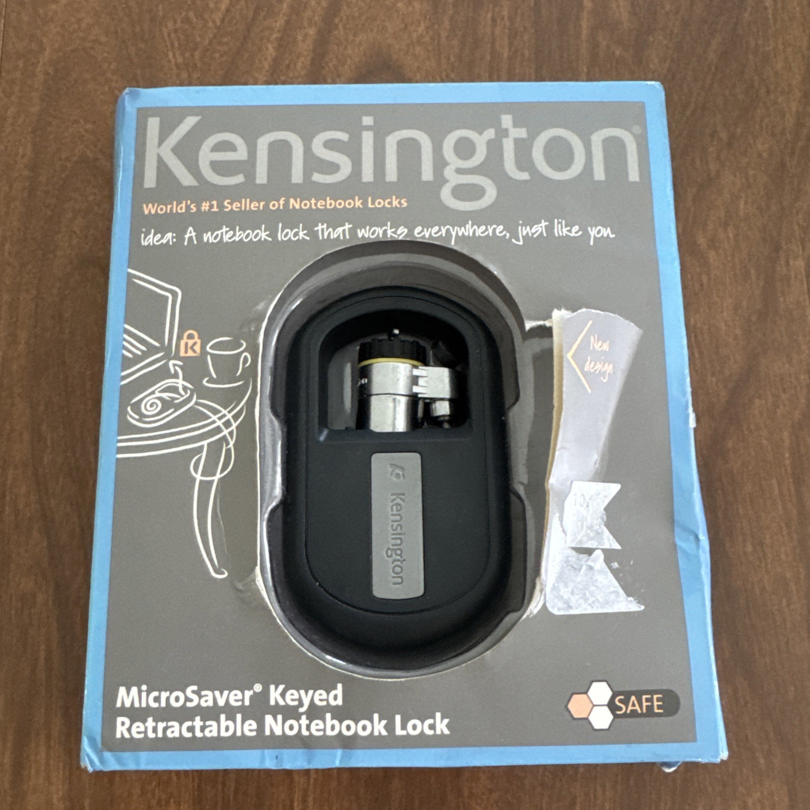 Lot of 3x Kensington K64538US MicroSaver 4' Retractable Keyed Laptop Lock