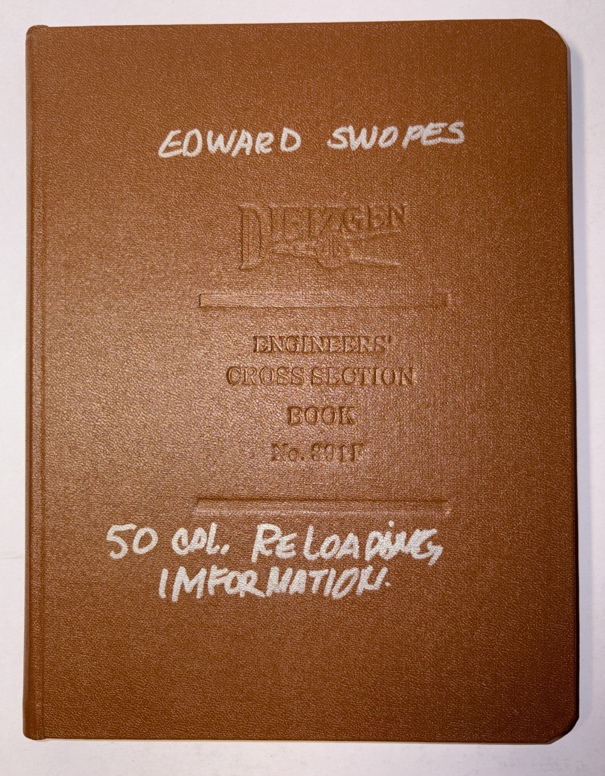 Vintage DIETZGEN No. 391F Engineer Field Note Book 80 Pages 50% Rag Paper USA