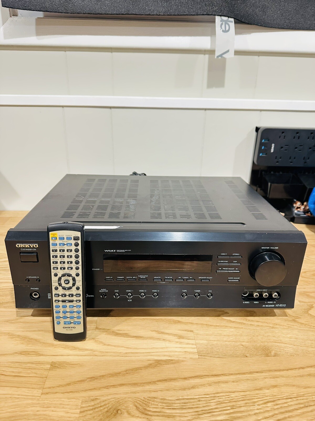 Onkyo Stereo Receiver HT-R510 6.1 Audio Video Surround Sound Parts Or Repair