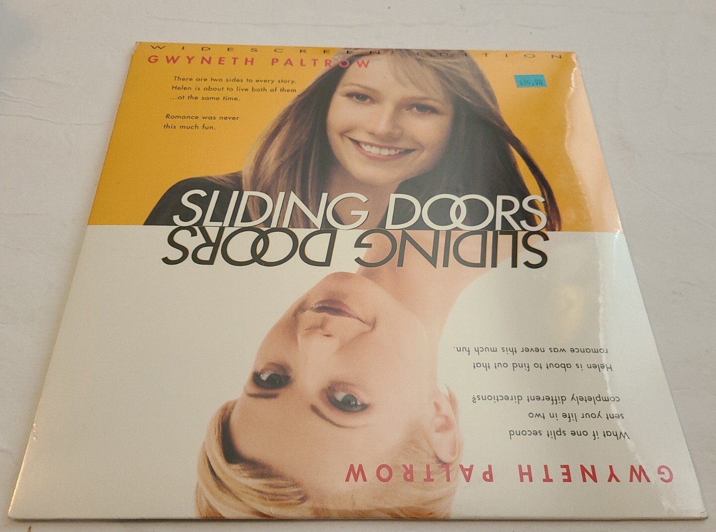 Sliding Doors Widescreen NEW Sealed Laserdisc Gwyneth Paltrow 1998 Laser Disc LD