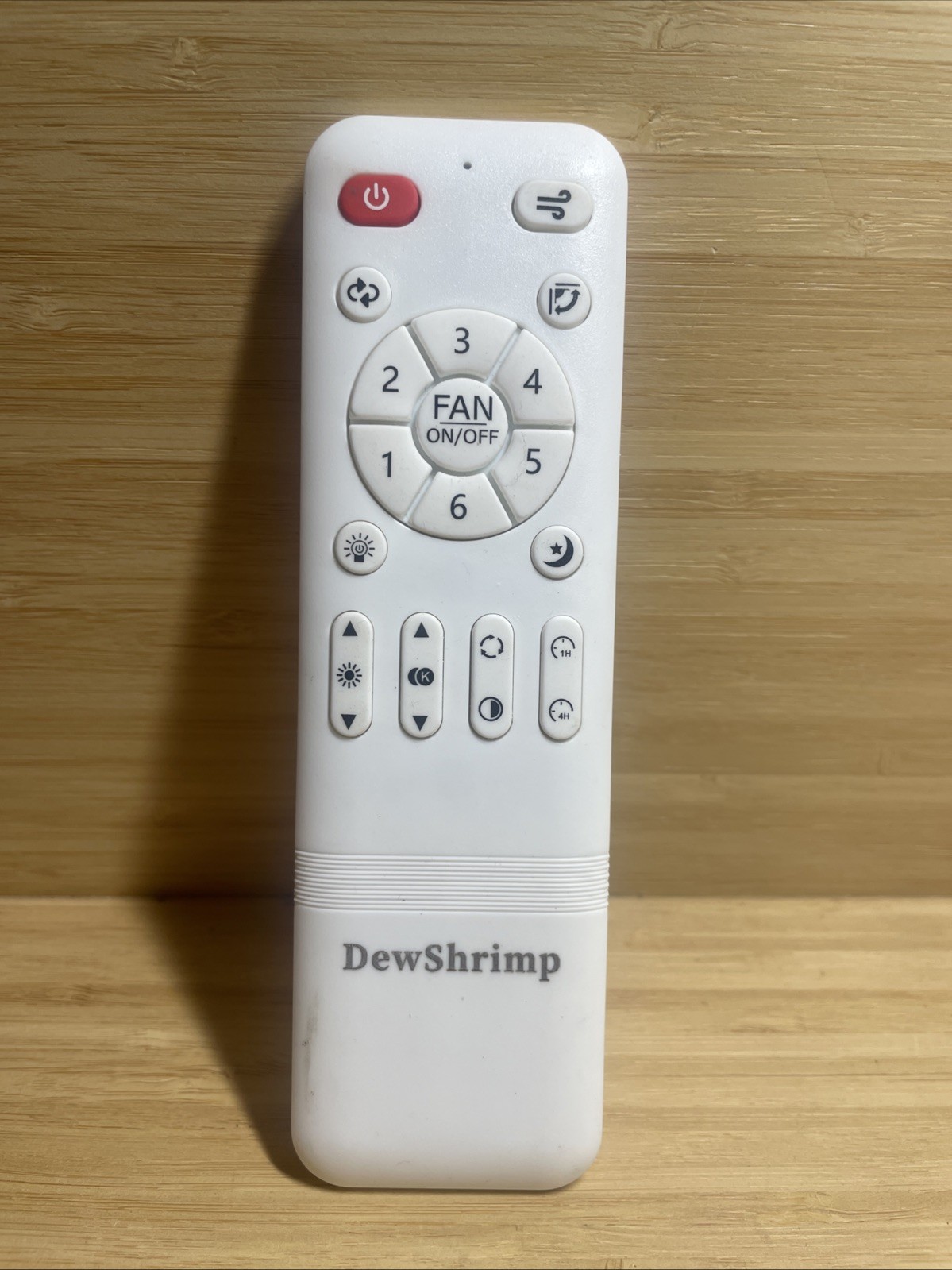 a DewShrimp ceiling fan remote control
