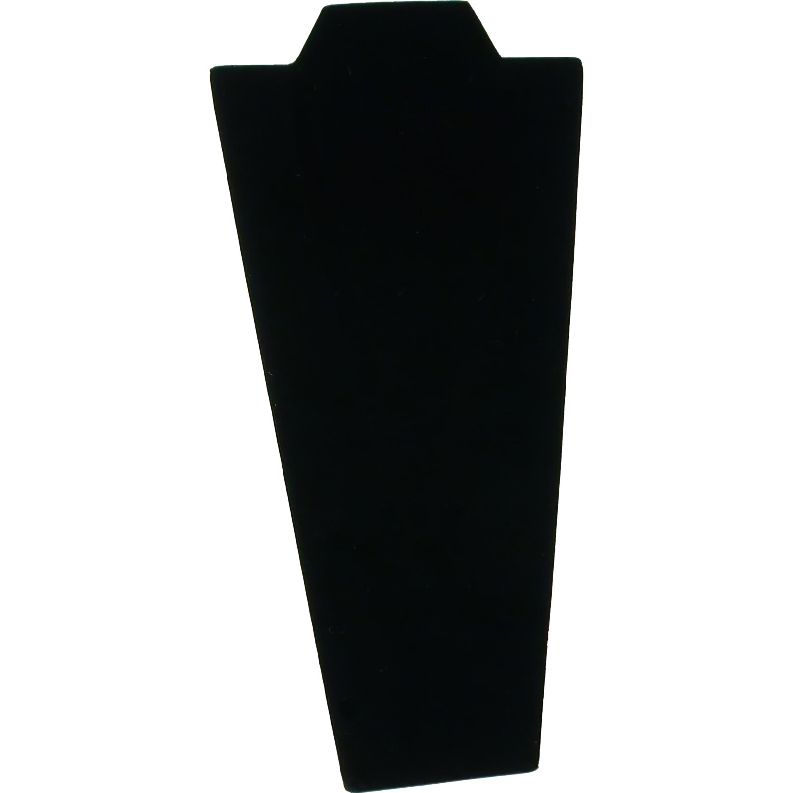 Black Velvet Chain Necklace Easel Display Jewelry Bust