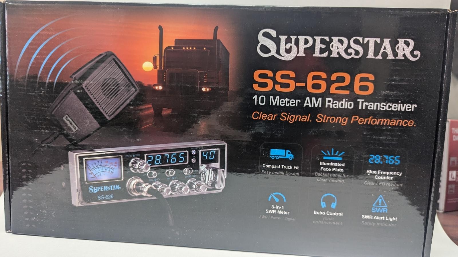 Ranger SuperStar SS‑626 10 Meter AM Radio Transceiver Clear Strong Performance