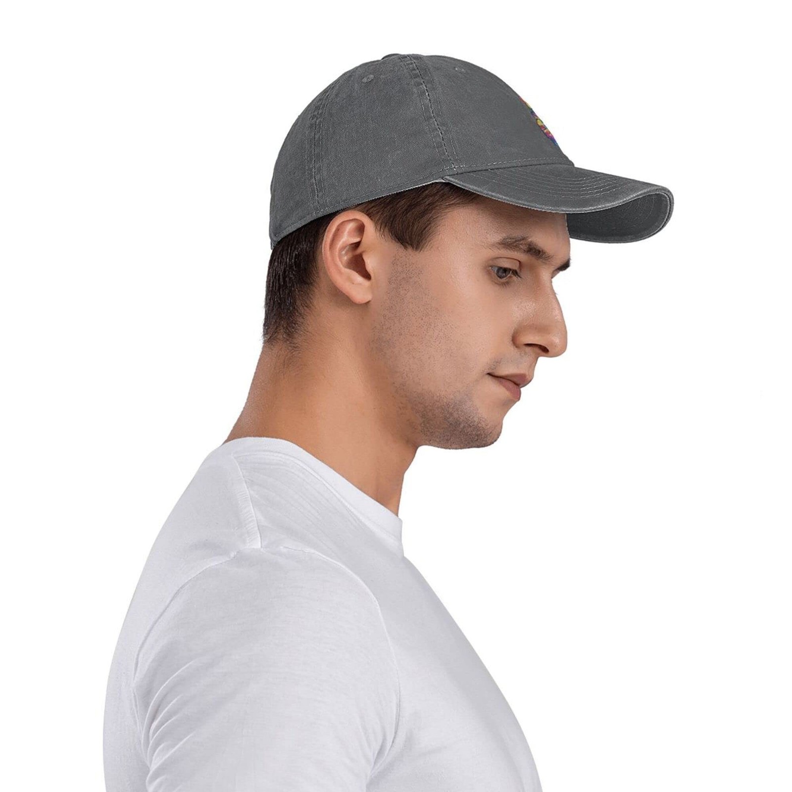 Baseball Hat Cotton Adjustable Dad Cap Unisex Adult Vintage Trucker Hats for ...