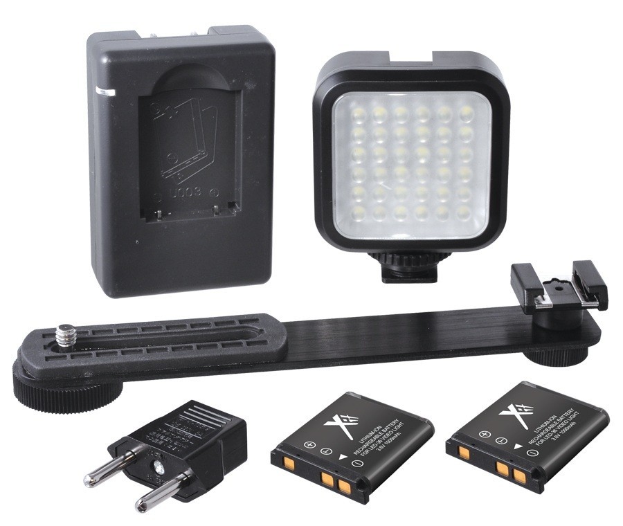 LED Video Light With Battery+Charger for JVC GZ-VX700 GZ-V500 GZ-EX250 GZ-EX210
