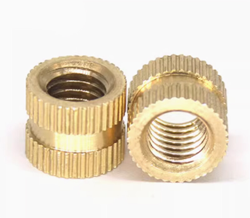 M2 M2.5 M3 M6 M8 Brass Thread Inserts Nuts Knurl Nut Copper Insert With Plastic