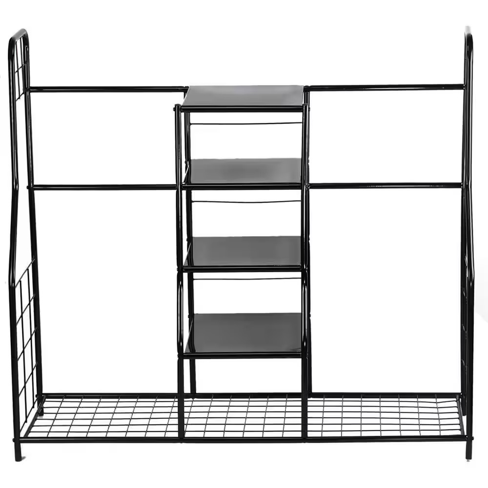 Black Metal Golf Storage Organizer