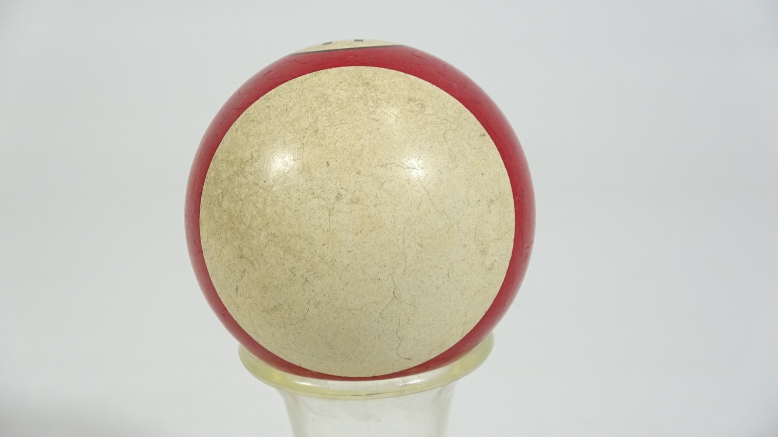 Vintage Striped Red Pool 11 Ball - 2 1/4" - 192g
