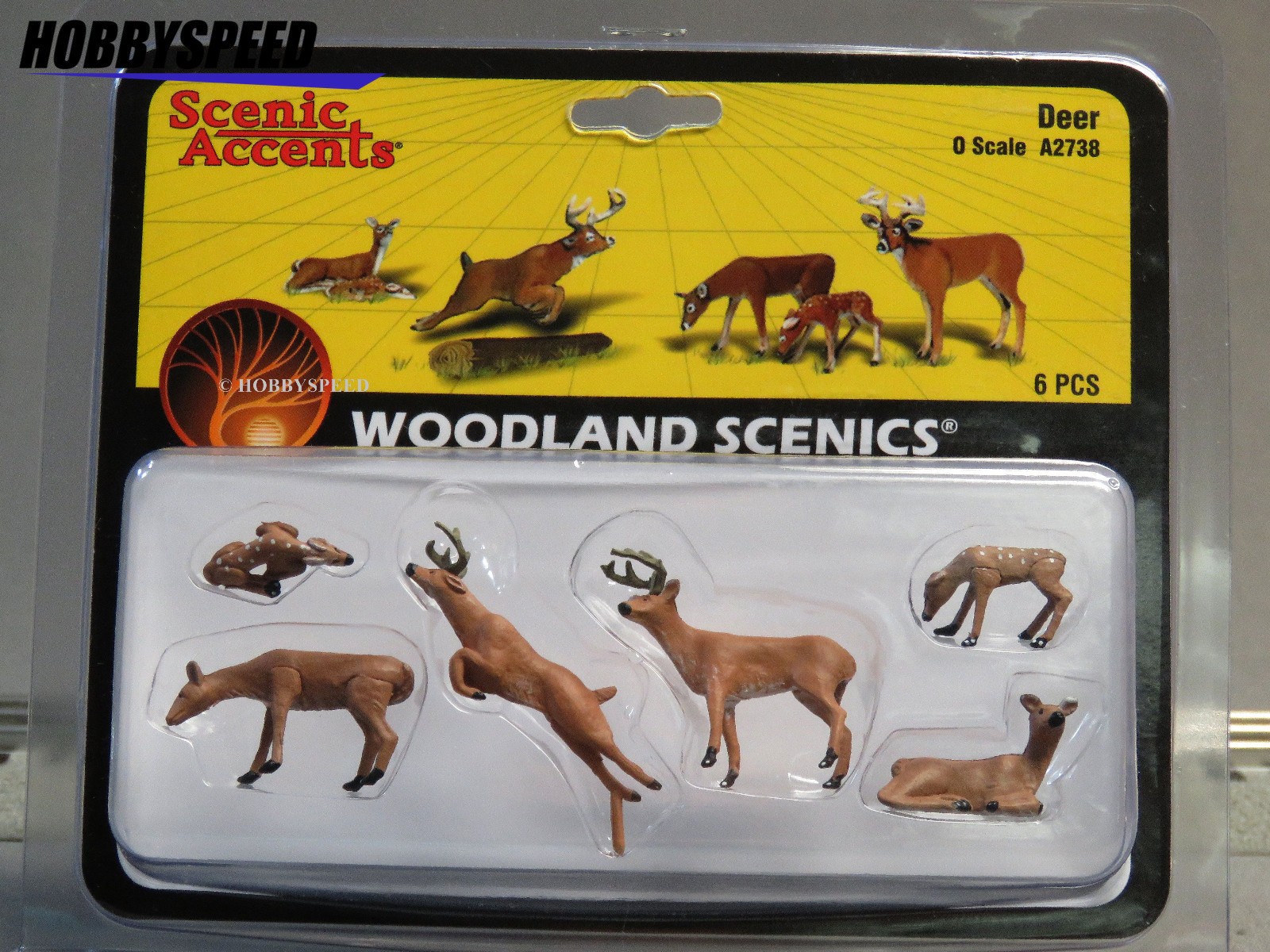 WOODLAND SCENICS O SCALE DEER figure animal doe buck fawn hunting WDS2738 NEW