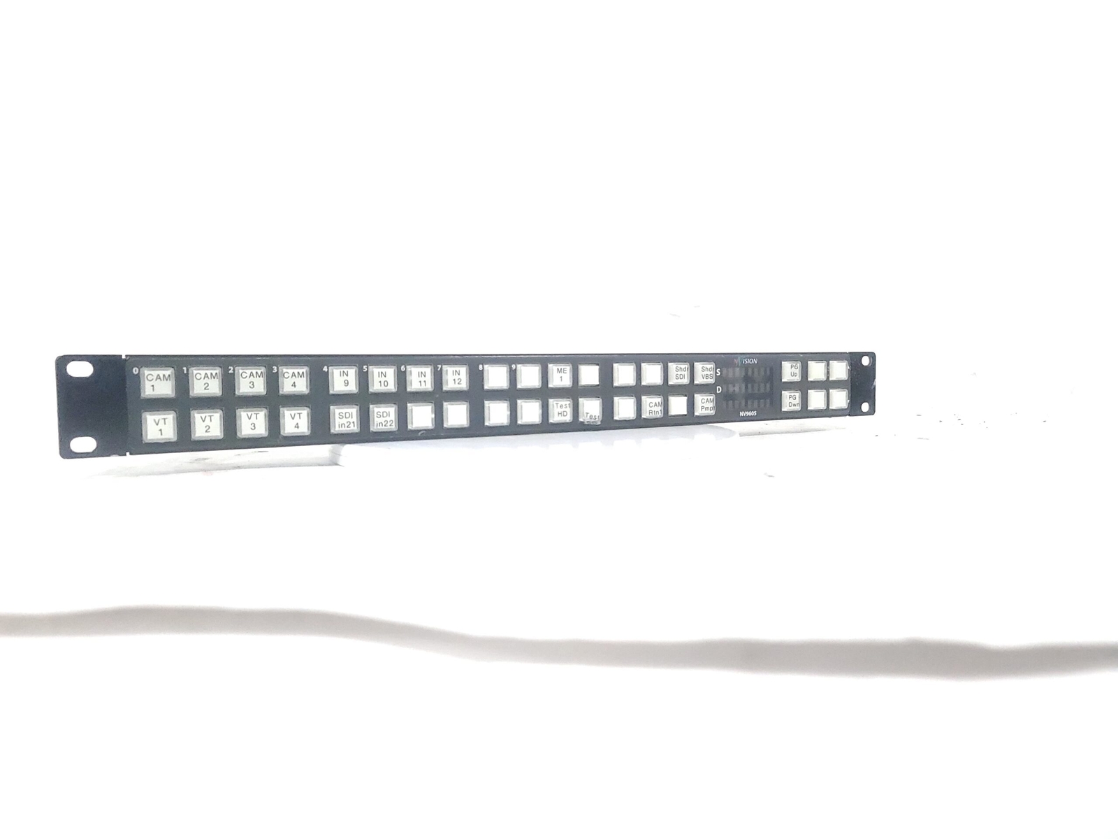 Miranda NVision NV9605 1RU Multimode Paging Shallow Control Panel