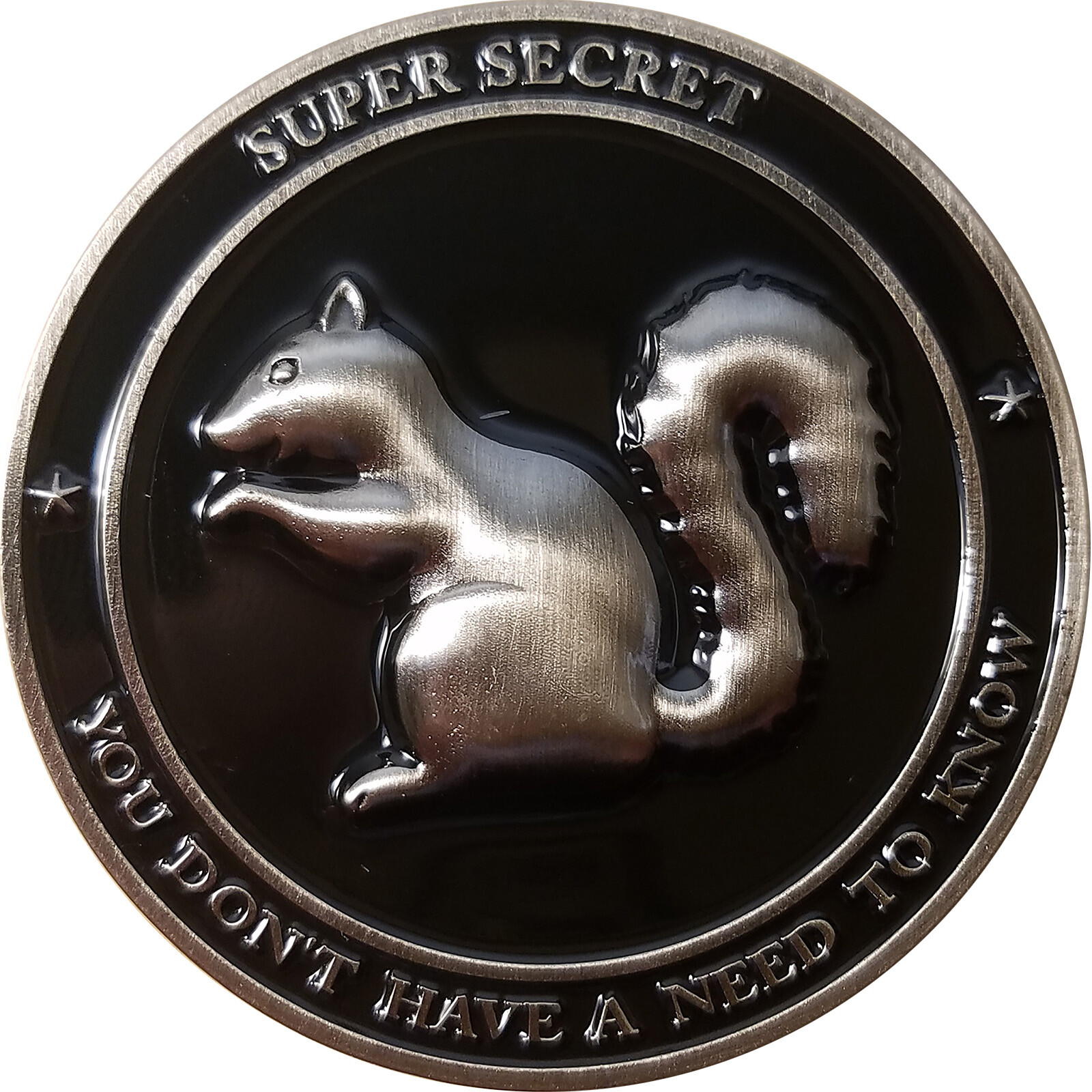 SECRET SQUIRREL ALIEN TECHNOLOGY CHALLENGE COIN ROSWELL AREA 51  28